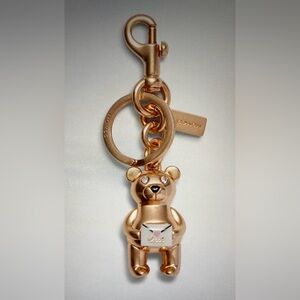 Coach Valentine's Day 3D Bear Bag Charm